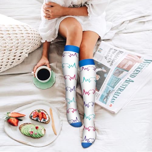 Image of Bluemaple 6 Pack Copper Compression Socks for Women and Men Circulation-Best Support for Medical, Running,Nursing,Athletic