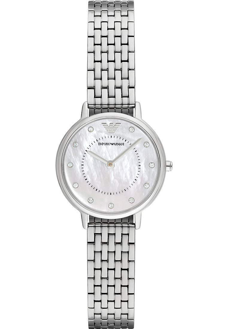 Armani Emporio Orologio Madreperla Solo Tempo Classic Watch Ar2511 Silver