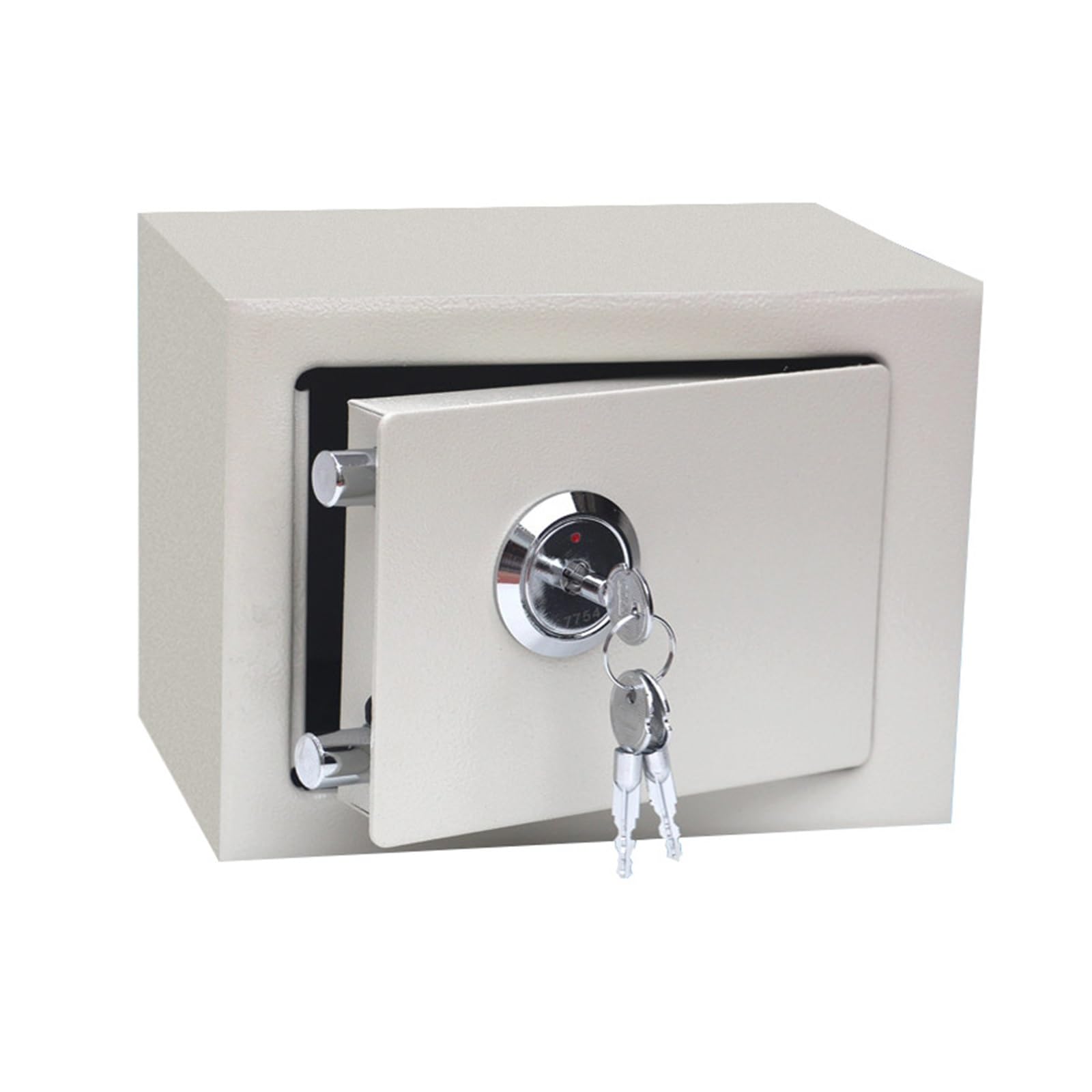 Caja De Seguridad For Documentos Almacenamiento Oficina Metal Gabinete Acero Certificado For El Hogar For Llaves Negocio hotelero(Gold without hole)