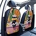 Hayyett Panther in A Bathtub Car Seat Back Kick Protectors,2 Pack Kick Mats with Storage Pockets for Vehicles to Protect from Dirt Mud Scratches