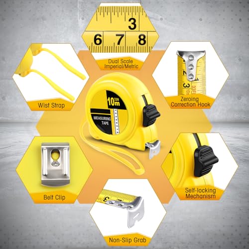 Cinta métrica retractil 10 m pack 6 unidades miniatura 4
