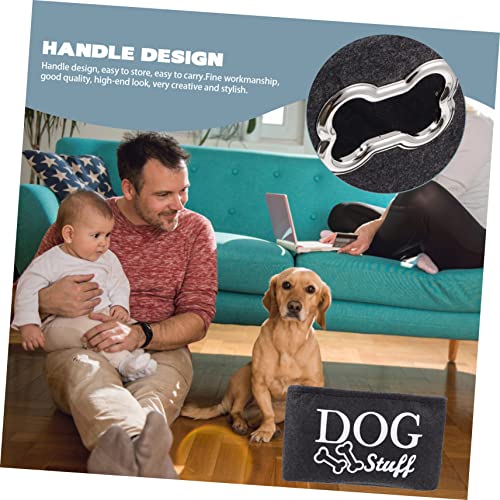 Hohopeti 1Pcs Dog Toy Storage Box with Handles Multi-purpose Felt Storage Bin organizer Case for Pet Supplies Home Girl Boy Toys - Image 4