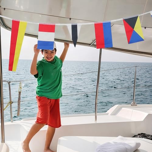 Bannière de Code de Signalisation Internationale SOLUSTRE Décoration Yacht - 7