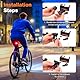 Mineup Fahrradalarm mit Fernbedienung, 110db Fahrrad Alarmanlage mit Glocke, USB Wiederaufladbarer Anti-Diebstahl Fahrradalarm mit Lenkfunktion für Fahrrad Motorrad Moped Scooter