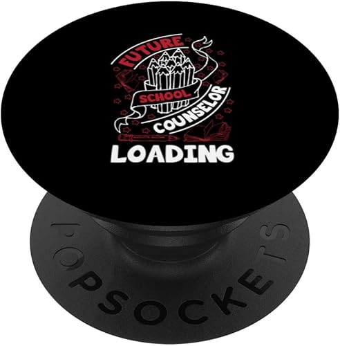 Miniatura 1 de Futuro consejero escolar Cargando Asesor estudiantil Maestro PopSockets PopGrip intercambiables