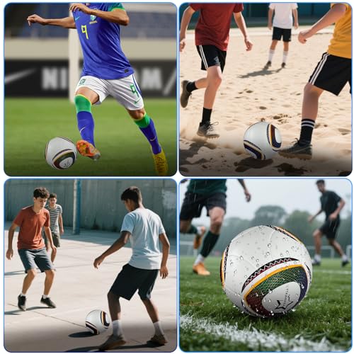TTKAVAKEA Waterproof Soccer Ball