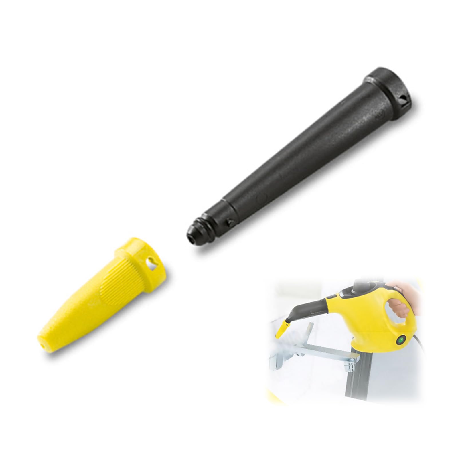 VZU Power Nozzles for Kärcher Steam Cleaner Accessories - Foam Nozzle and Window Nozzle for SC1 to SC5, SG 4/2, SG 4/4, Suitable for Kärcher Steam Cleaner Models, Replacement Parts for Nozzle