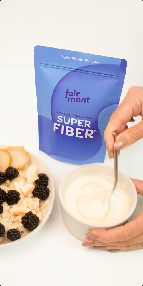 fairment SuperFiber® - Premium Ballaststoff-Komplex | Einfache Anwendung | Mit Experten entwickelt | Ohne Zusatzstoffe | Laktosefrei, Glutenfrei | 30 Tage Vorrat |150g Ballaststoffe Pulver