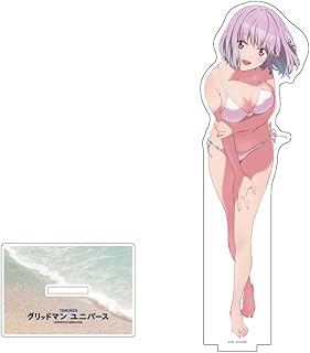 Keith Gridman Universe Extra Large Acrylic Stand (Shinjo Akane / Swimsuit), Approx. Height 10.2 - 11.8 x Thickness 0.2 inc...
