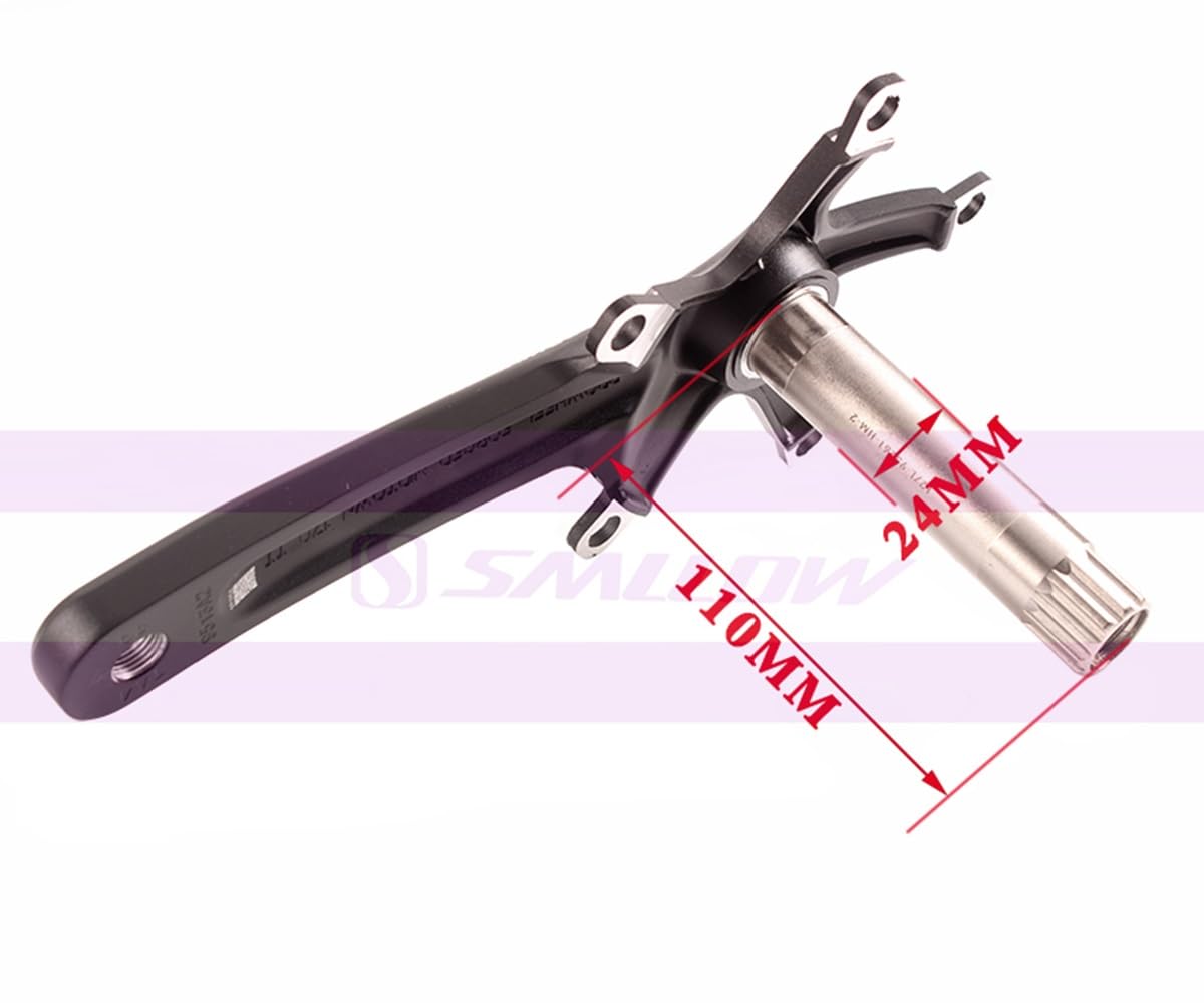 Zestaw korby drążonej do roweru wyścigowego 170 mm 130 BCD 39 do 53 zębów okrągła pojedyncza tarcza łańcuchowa aluminium do 8- i 11-rzędowych 5 otworów