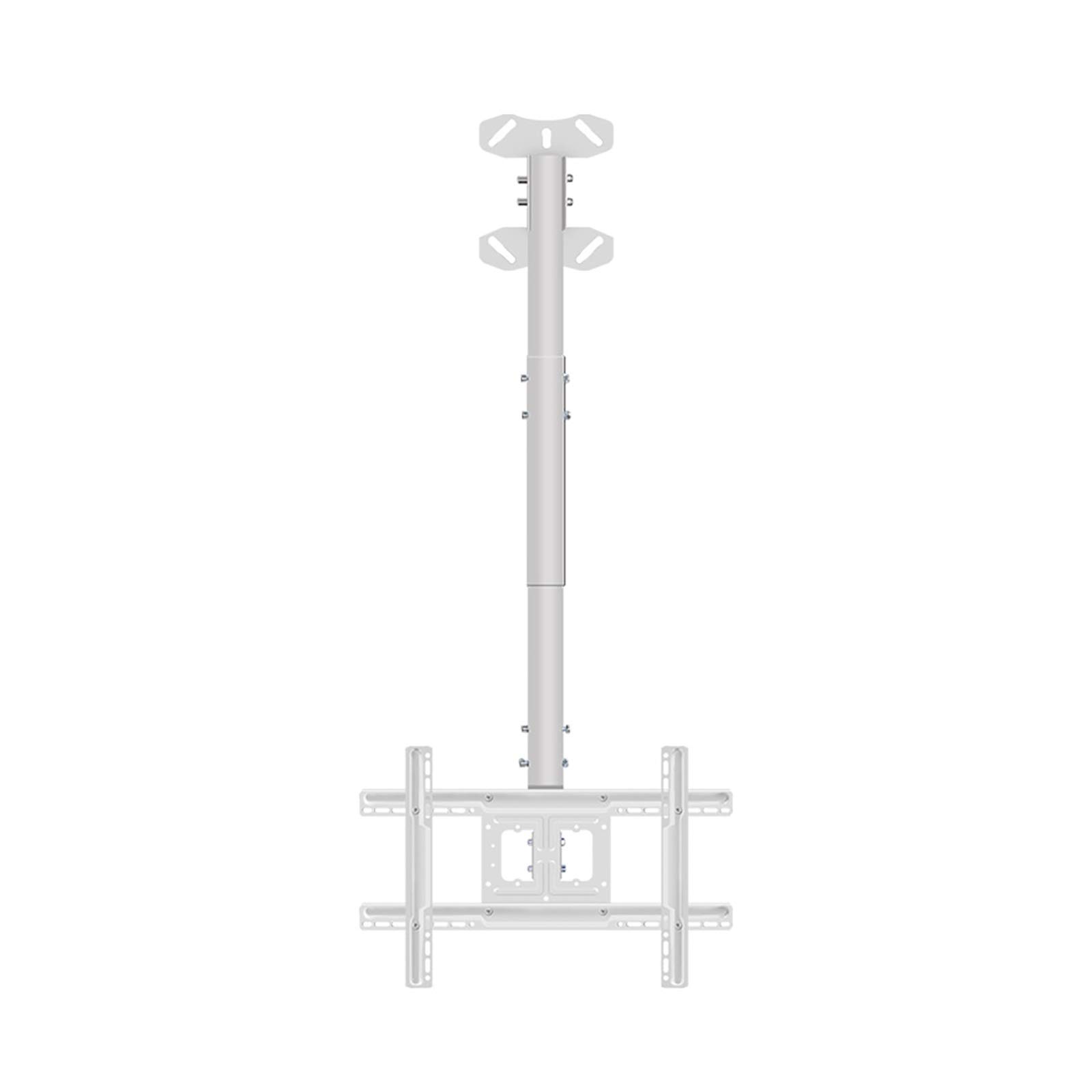 Soporte de techo para TV, soporte giratorio de inclinación ajustable para pantallas LED de 32 a 70 pulgadas, soporta 140 libras, VESA máximo 600 x 400 mm