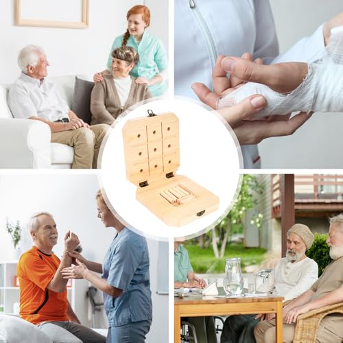 YiePhiot Wooden Pegboard for Hand Dexterity, Occupational Therapy Equipment, Peg Board to Improve Finger Dexterity - Image 8