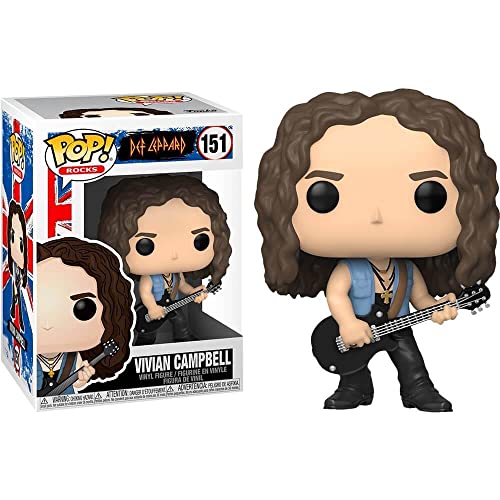 Funko Pop! Rocks: Def Leppard - Vivian Campbell, Multicolor (45037)