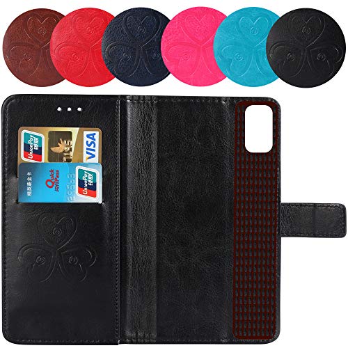 TienJueShi Marrone Premium Retro Stand Portafoglio...