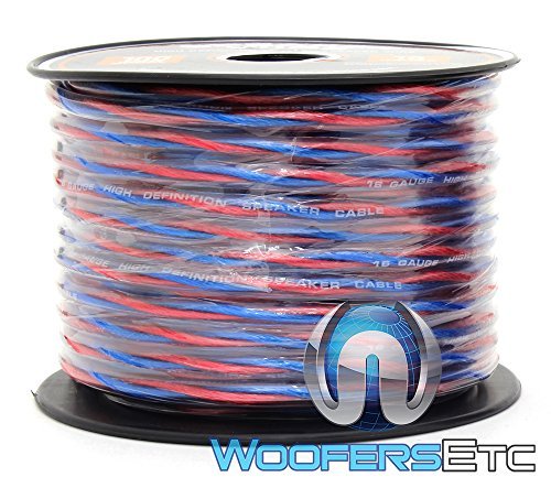 50 Foot Spool True 16 Gauge High Definition Twisted Speaker Wire