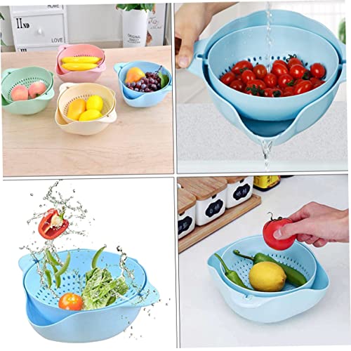 Colador multifunción de plástico para cocina 23.5x23.5x10 cm miniatura 5