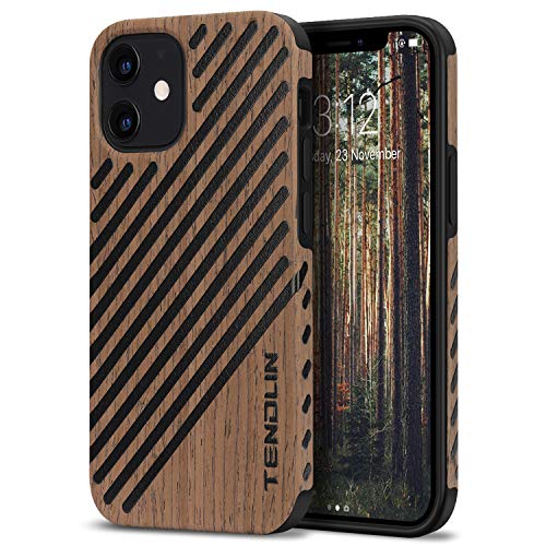 TENDLIN Cover iPhone 12 Mini Custodia in Legno e
