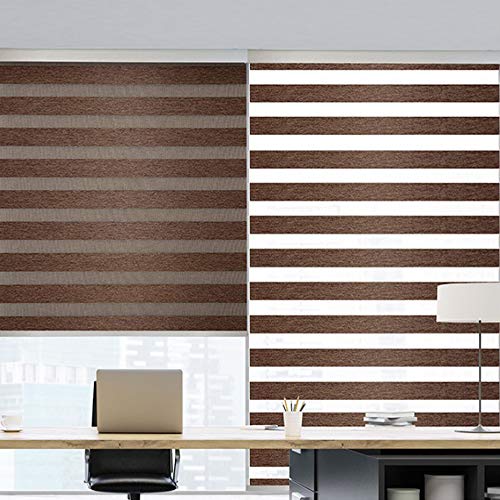 TAKIBLIND �I�[�_�[���C�h ���� �Ռ� ���[���X�N���[�� (0.5cm�P�� �T�C�Y�w�薳��) ���[�� �J�[�e�� �u���C���h (W90 x H210(cm)�A�u���E��)