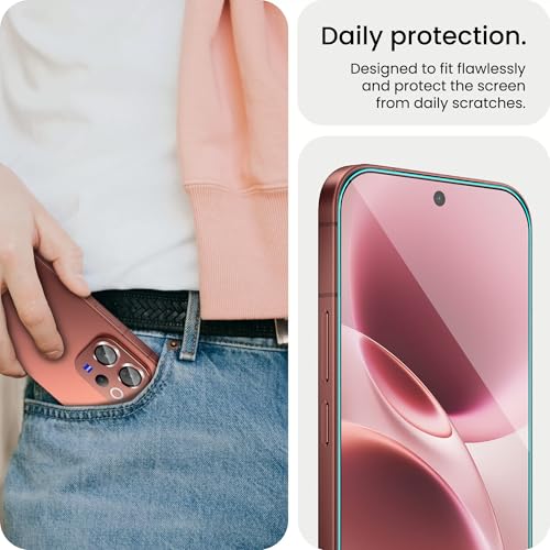 Image of FIRST MART Tempered Glass for Vivo V70 5G with Copper Camera Ring Guard & Installation Kit | HD Clear Edge-to-Edge Screen Protector, Scratch Resistant, Case-Friendly | Pack of 1