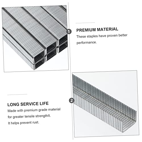 Clavos de grapas tipo puerta Heavy Duty 5000 piezas de acero para tapicería y proyectos de carpintería miniatura 2