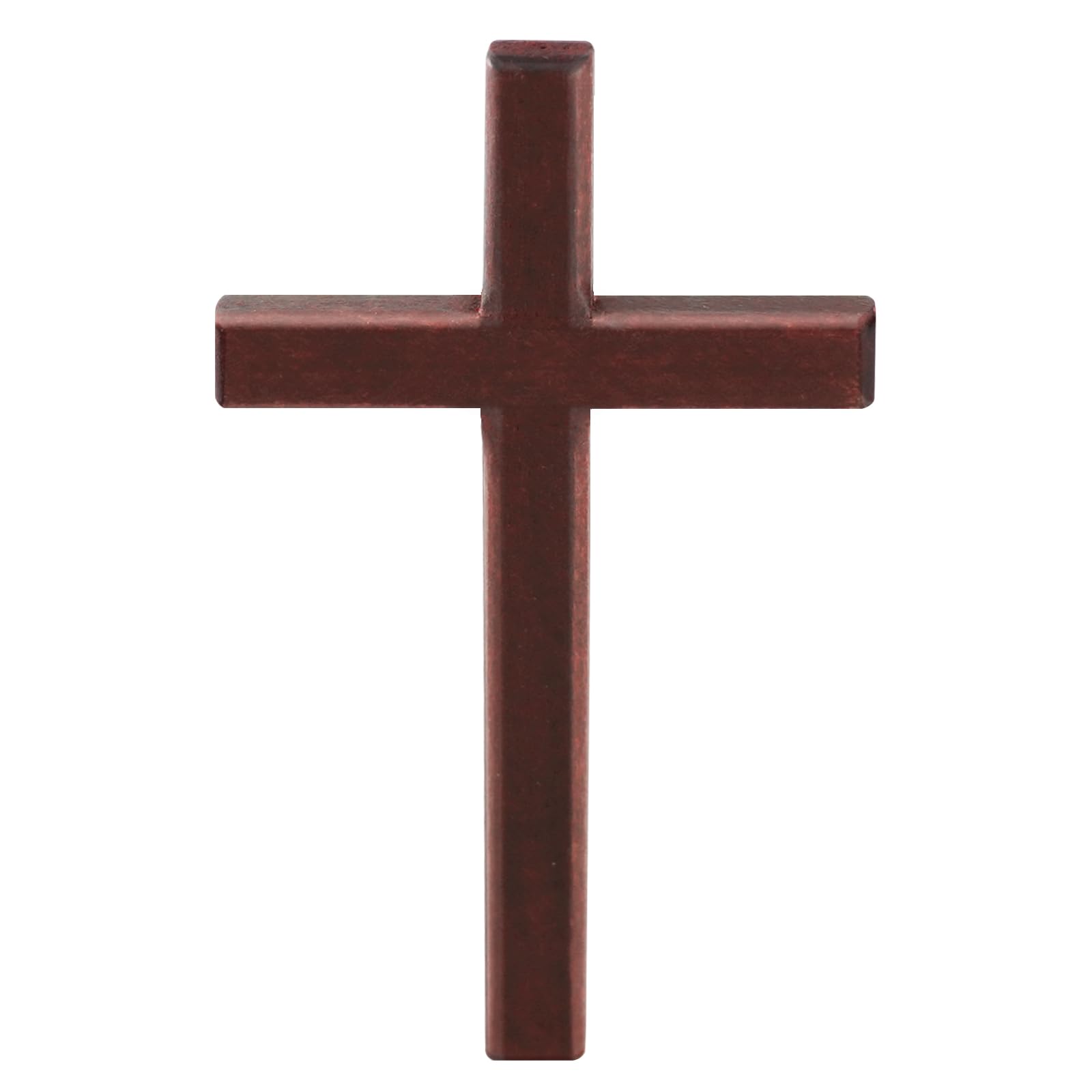 XIPENGKEJI Christian Wooden Cross Wall Hand Held Prayer Crosses Small Wooden Cross with for Decor Christian Gift 4.7 inch with Velvet Bag
