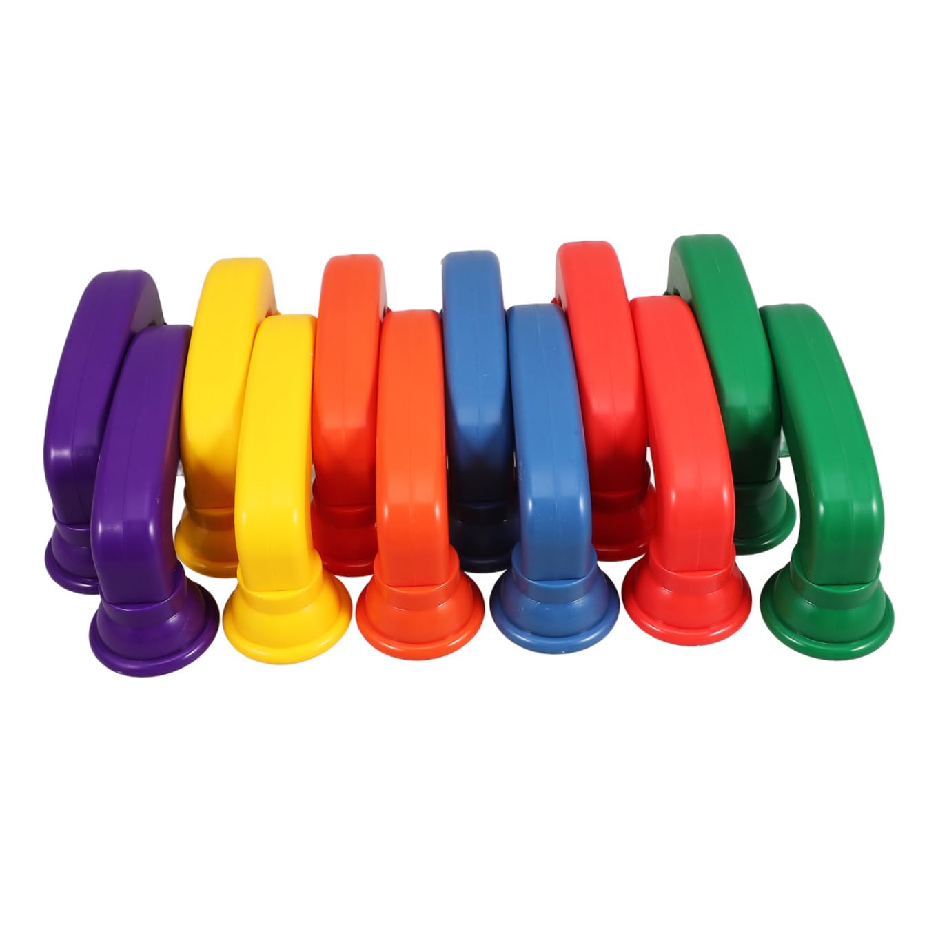 Hohopeti Telefono Giocattolo Sussurrante per in Plastica ABS Colorata Set da 12 Pezzi Gioco Educativo Portatile per Sviluppo Udito e Concentrazione Adatto a Scuole e Attività Infantili