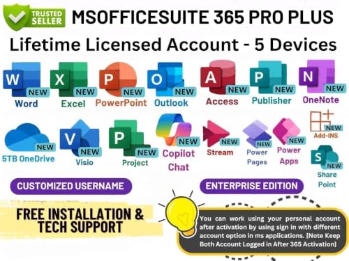 Image of OFFICESUITE 365 Professional Plus Ms 2026 Exclusive Edition Ms Copilot AI with CHAT GPT, Gemini integrated NEW 2026 Edition (5-6 Devices, Lifetime Validity) for Win, iOS, macOS, iPADOS, Android | 5TB Cloud Storage for lifetime | Online Updates & Reinstall Support