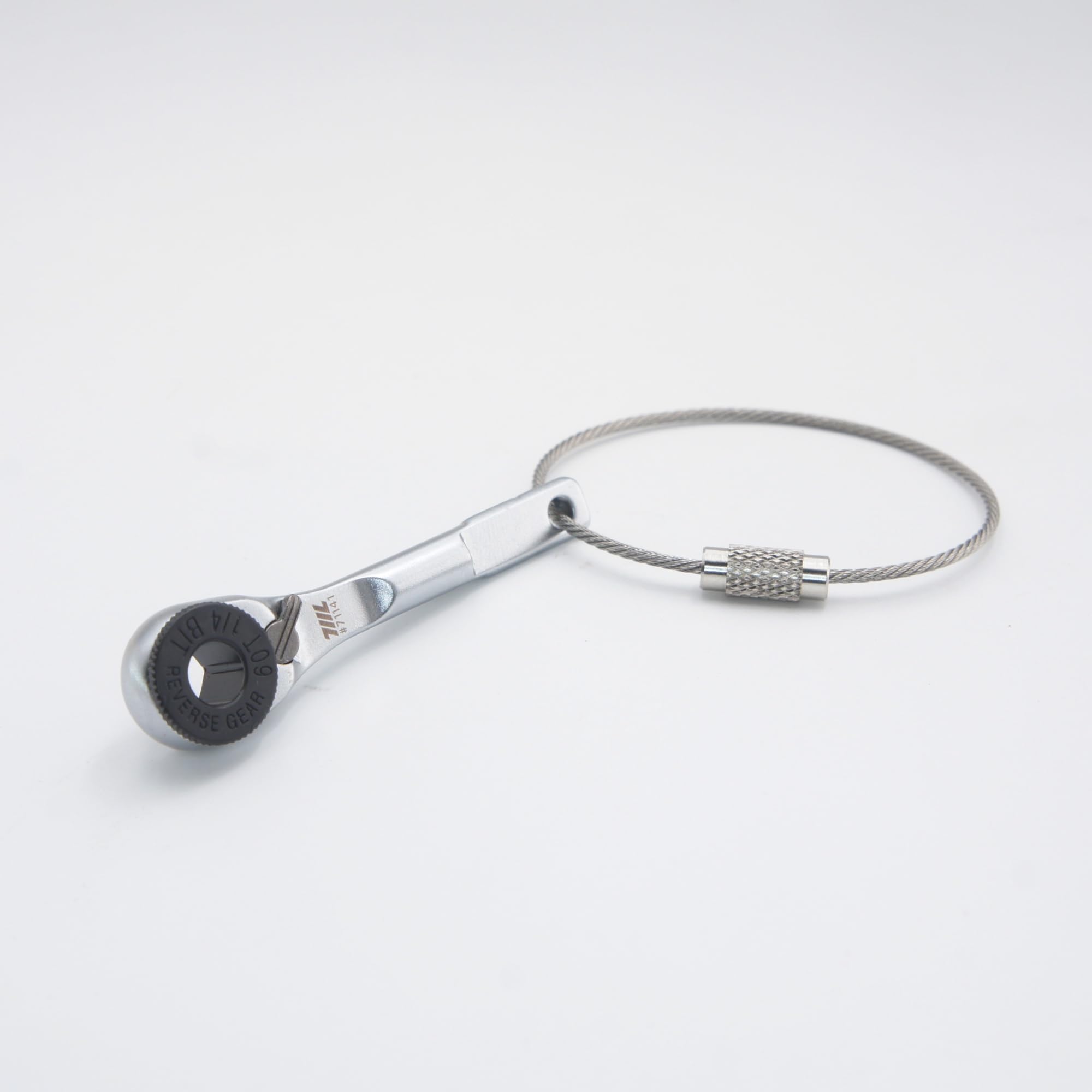 711L Flat End EDC Ratchet Wrench - Screwdriver Accessory