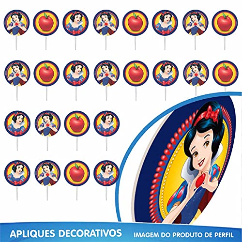 Festa Fácil Branca de Neve simples EVA Com Painel + 38 Pçs