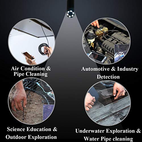 HWENJ 14,5mm HD Kamera Endoskop USB Endoskop Pipeline Kraftstofftank Auto Inspektionskamera Wasserdicht Nachtsicht… – Bild 6