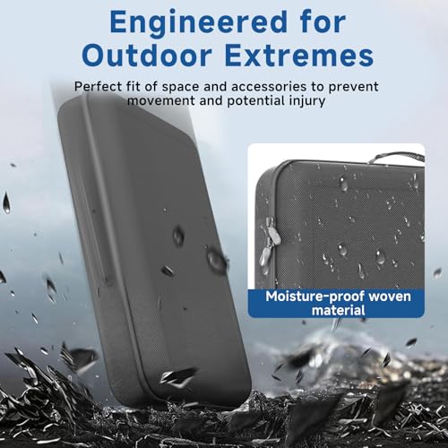 Image of Hard Carrying Case for Starlink Gen 3, Protective Waterproof Case | Storage Bag for Starlink Gen 3 Dish, Accessories, Adapter, Stand, Portable Outdoor Starlink Case for RV Travel, Camping