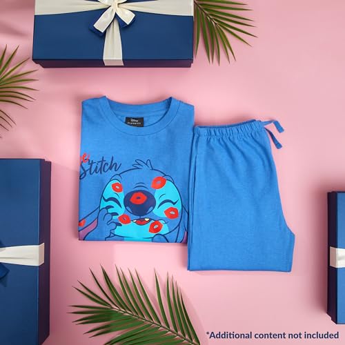 Disney Stitch Girls Pyjamas Kids Teenagers 2 Piece Nightwear Sets Long Girls PJs Soft Breathable Lounge Wear 6-14 Years2