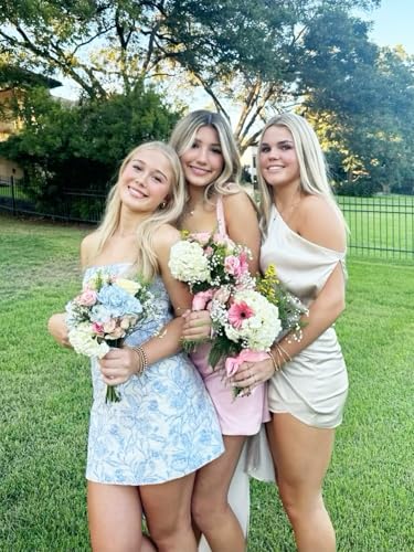 Strapless Homecoming Dresses for Teens 2025 Short Floral Tight Cocktail Mini Party Dress3