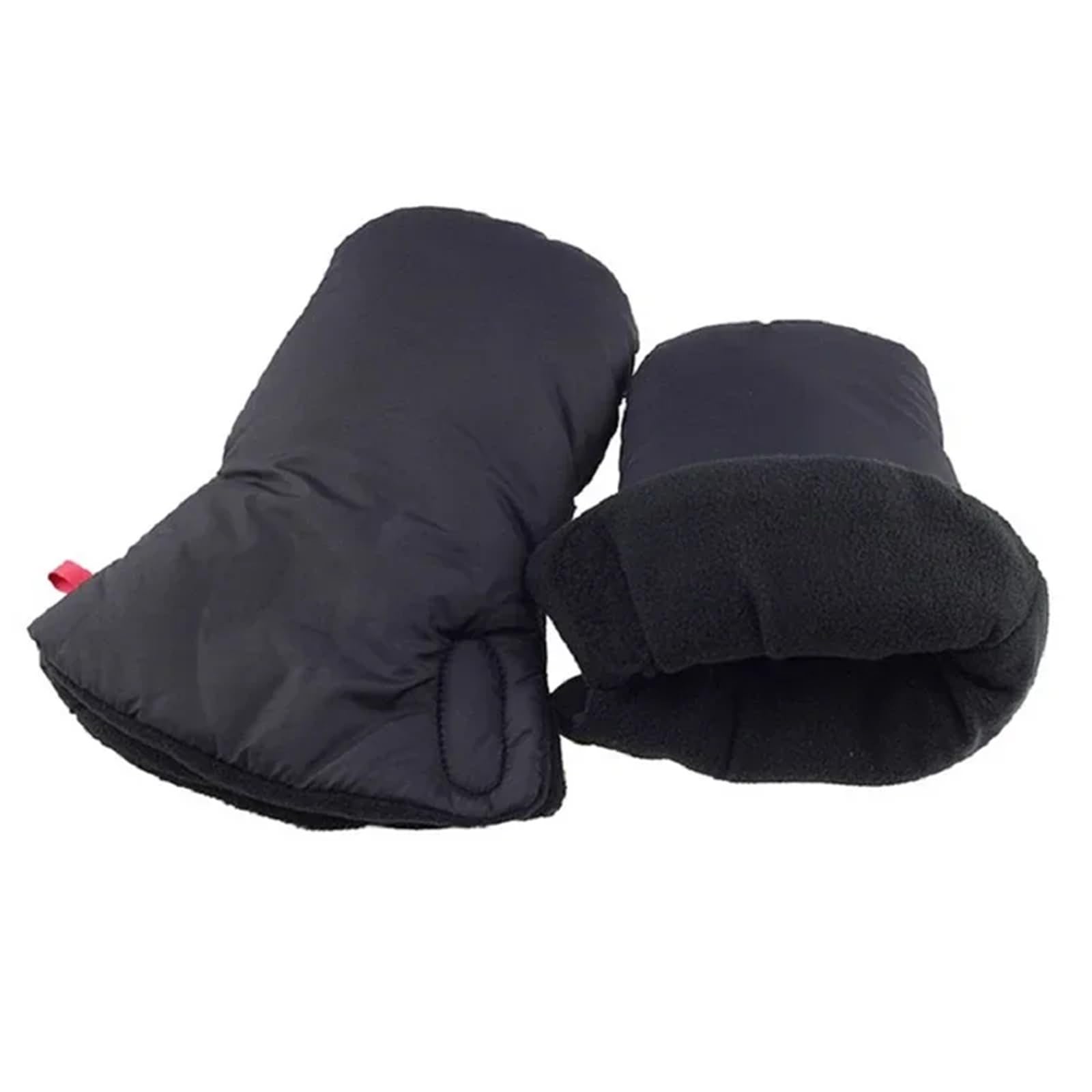 Guantes de Cochecito Cochecito de invierno, saco mano, carrito, cochecito, funda forro polar piel cálida, bolso, guante, accesorios for(Gray)