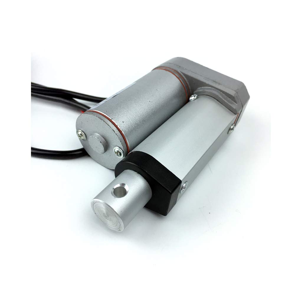 12V 1 Inch Stroke Linear Actuator 200lbs900NMaximum Lift with Mounting Brackets 5mm/s