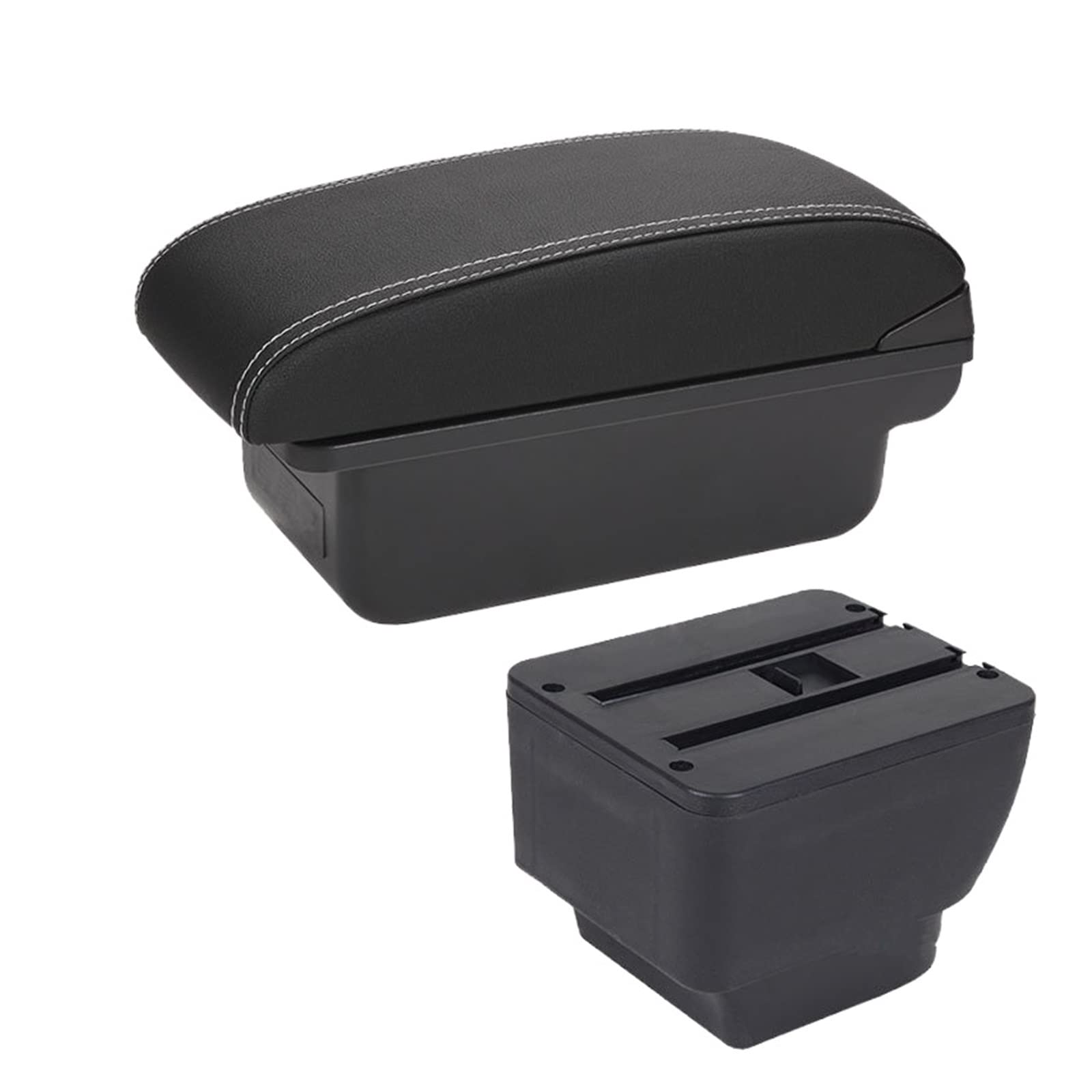 For Mazda 2 For Demio Armrest Car Armrest Box Retrofit Parts Storage Box Car Accessories Interior Parts USB(C3 NO USB)
