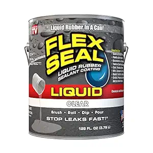 Flex Seal Liquid Rubber in a Can, 1-gal, Clear