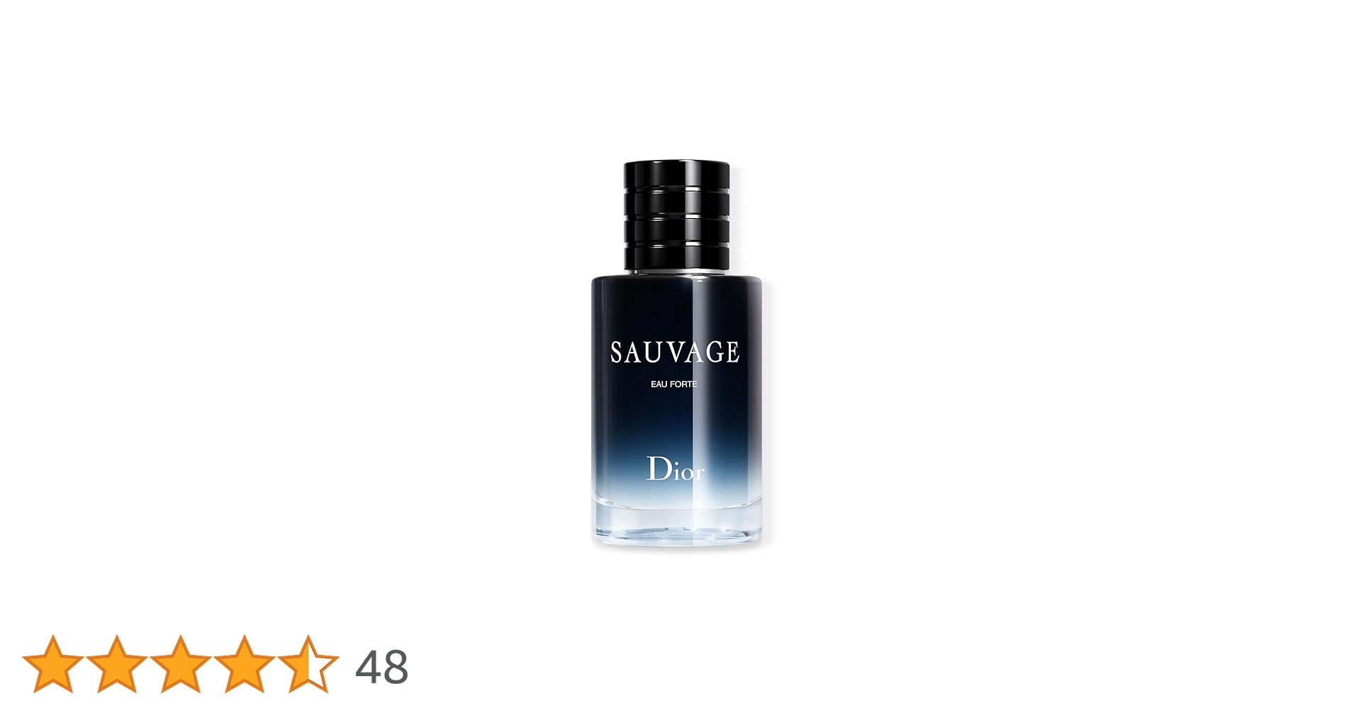 Dior SAUVAGE EAU FORTE アルコールフリー　60ml Sauvage Eau Forte Alcohol-Free Fragrance: Fresh and Woody