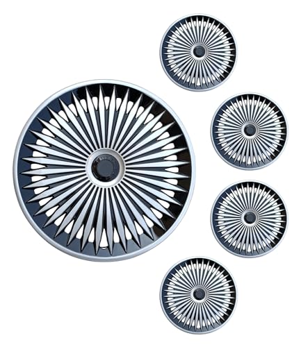 Tapacubos de repuesto R17, universales, material ABS, accesorios exteriores para coche, maletero, SUV, 4 unidades