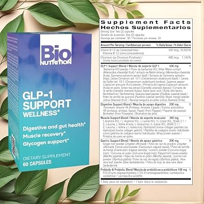 Bio Nutrition GLP-1 Wellness Support 60 Capsules