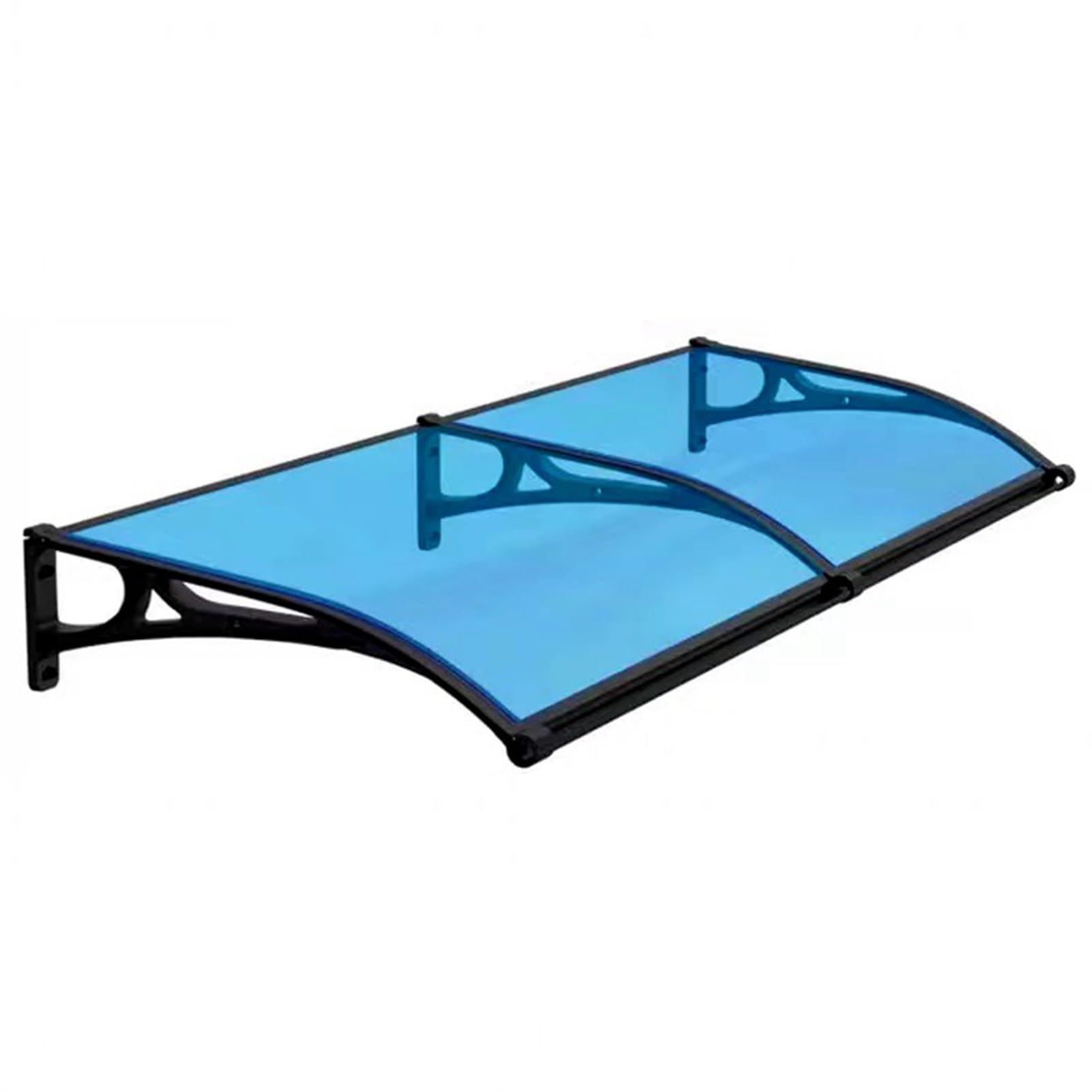 Auvent de terrasse en polycarbonate transparent pour porte et fenetre