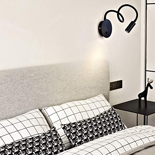 Foco de interior y exterior ajustable para libros en la cama y mesilla de noche 5
