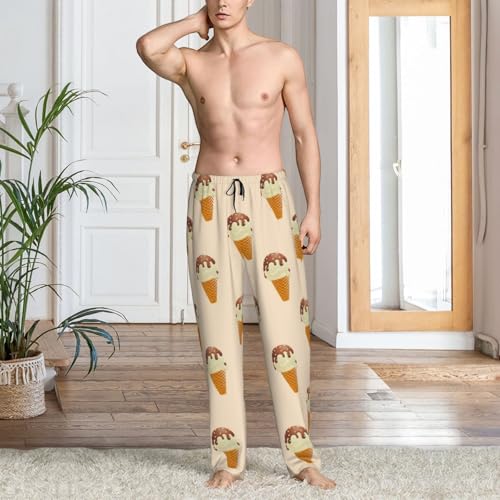Ice Cream No.9010 Mens Pj Pants,Soft Men Lounge Pants,Mens Pajama Pants Bottoms,Sleep Pants For Men2