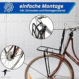 Fahrrad Gepäckträger vorne Frontgepäckträger - Fahrradgepäckträger Vorderrad - Red Loon Fahrrad Frontträger - Stahl Front Loader - Gepäckträger vorne universell - Hollandrad Citybike
