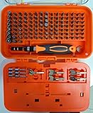 139 en 1 complet – Large sélection de pointes professionnelles (Phillips, Torx, Torx Security, Pentalobe, hexagonales, Triwing, Flat et bien d'autres) pour chaque besoin de réparation.