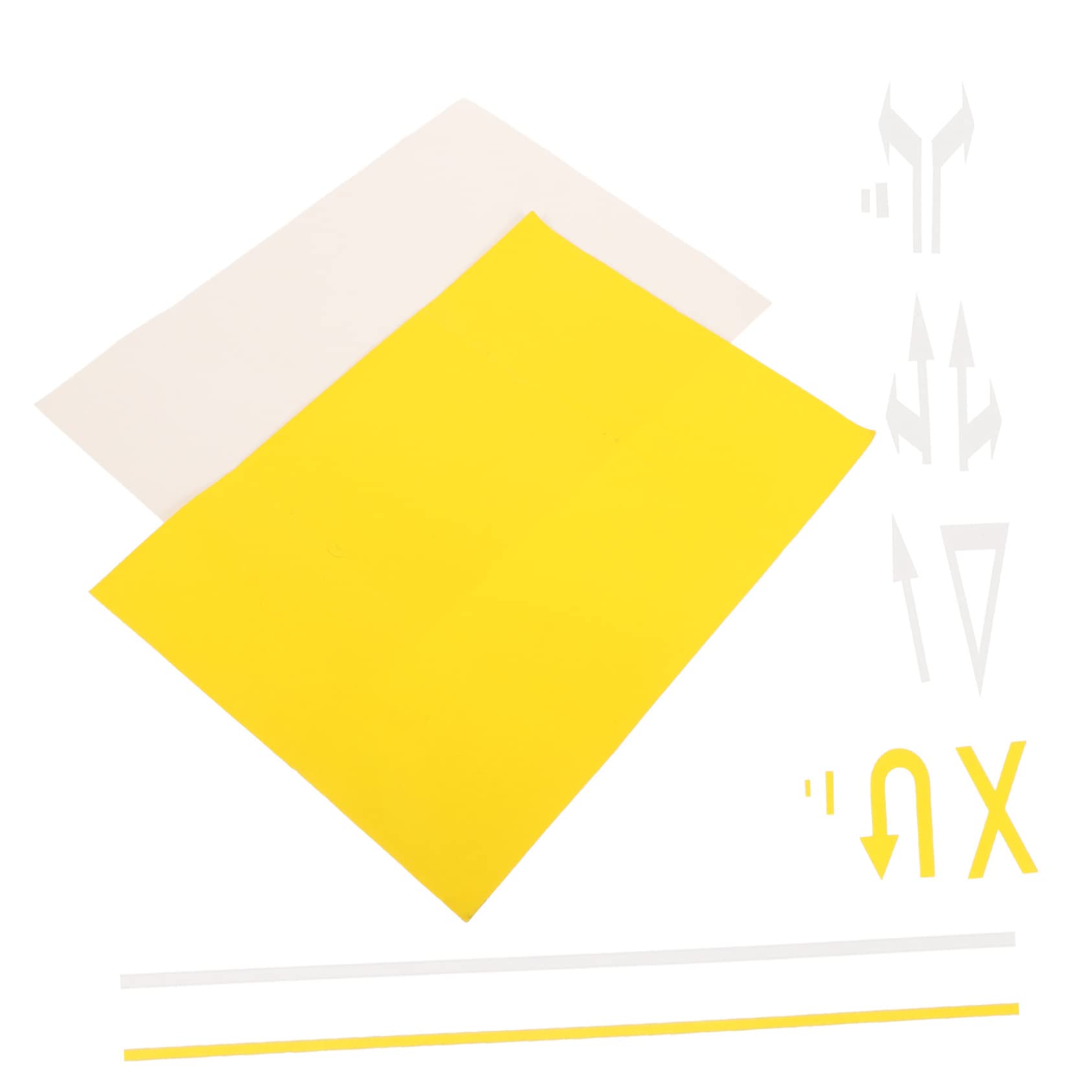 BRIGHTFUFU DIY Traffic Adhesive Tape 2 Sheets Road Tape Stickers for Boys and Girls Educational Play