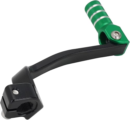 Miniatura 9 de JFG RACING Palanca de cambios de motocicleta plegable CNC para KLX 110 KLX110 KLX110L KLX110R 2010-2023 Bicicleta de suciedad pit verde