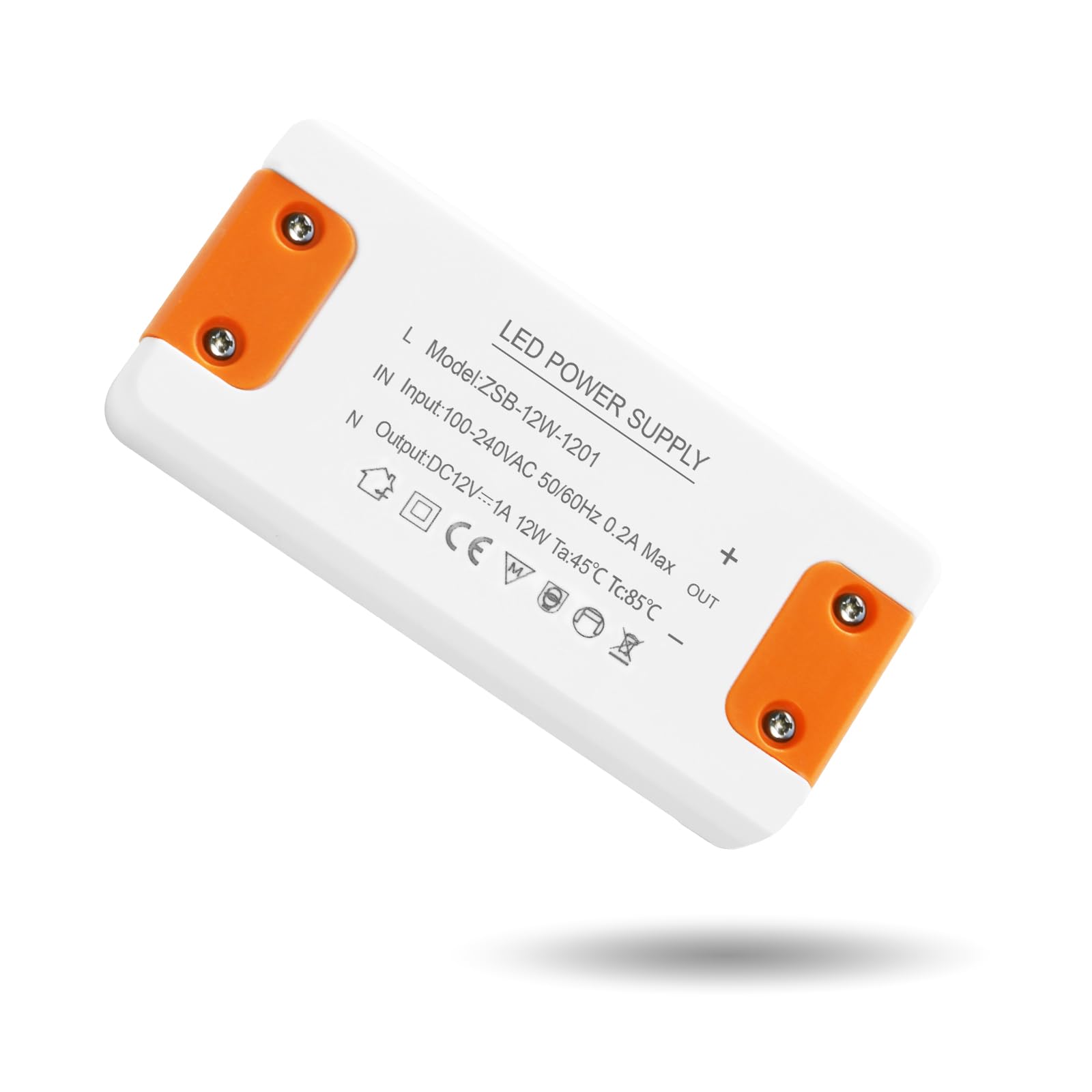 LED Driver 12V 12W, 12v 1a power supply, LED Transformer AC 240V to DC 12 Volt 1A, Constant Voltage Driver Adapter, Low Voltage Power Supply for Strip Lights MR16 GU5.3 MR11 GU4 Bulbs G4 Spotlights