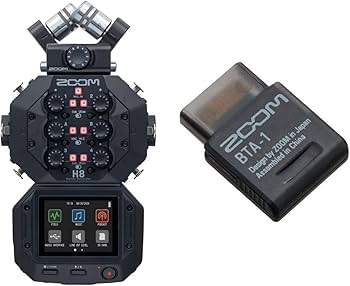 Amazon.com: Zoom H8 12-Track Portable Recorder & BTA-1 Bluetooth