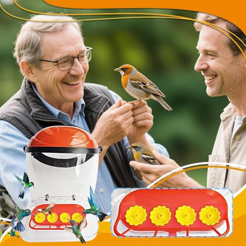Mangeoire pour colibris portable extérieure pour ne plus effrayer les oiseaux